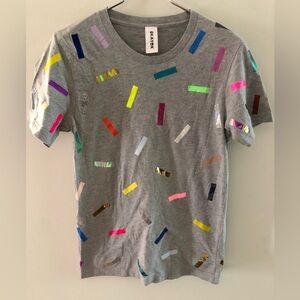 Okayok Multi colour Confetti Tshirt size Small